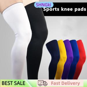 SHNGki 1Pcs Full Leg Sleeves Long Compression Leg Sleeve Knee Sleeves Protect Leg For Man Women Basketball Cycling Football Running