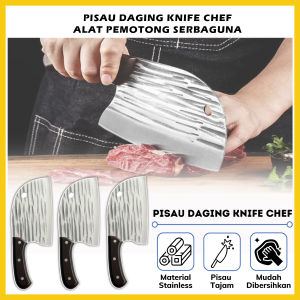 Pisau Dapur Alat Pemotong Daging Sayur Buah / Chef Knife Japanese Alat Potong Super Tajam Bahan Baja Stainless Anti Karat Pisau Koki Jepang Pencacah Tulang Daging Perlengkapan Dapur Serbaguna - GP Mall