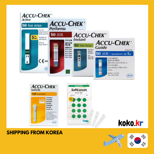 AccuChek Test strips Active / Instant / Performa / Guide / Softclix