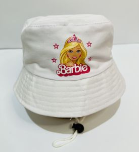 Topi bucket hat barbie anak pakai tali model kekinian topi bucket anak perempuan lucu motif kelinci