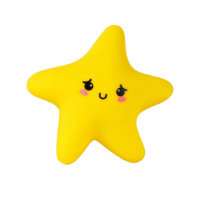HUANG Cartoon Moon Silicone Wall Lamp Creative Silicone LED Star Night Light Atmosphere Lamp Rechargeable Cute Sleeping Wall Lamp Home Decor