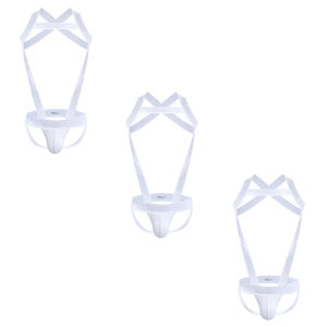 CMENIN ADANNU 3Pcs Fashion Nylon Underwear Man Jockstrap Underpants Soft Stringi Mens Thong And Mens Tank Top Set Panties AD334