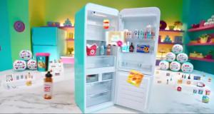 Refrigerator Set Toy Play House Miniature RefrigeratorBrands Food Ball Tide Play Blind Kids KitchenToys2026