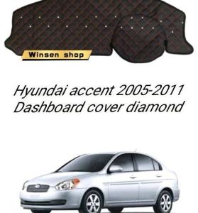 Hyundai accent 2005-2011 dashboard cover diamond