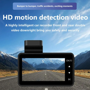 Newly Launched Car Recorder 1080P Standard Definition 3-Inch Display Stable Recording Parking Monitoring Compatible with Most Vehicles