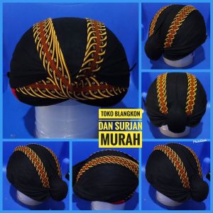 Cod Blangkon jogja jebeh motif samurai coklat murah