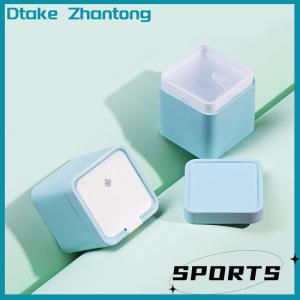 Dtake 1PC Mini Tin Storage Box Sealed Tea Caddy Small Square Coffee Jar Tea Leaves Container Cans Small Tinplate Spices Storage Boxes