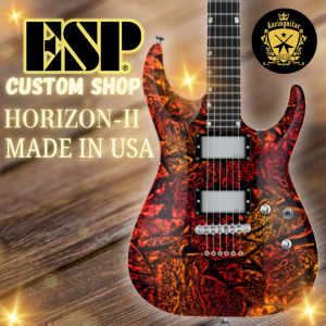 ESP USA Custom Shop Horizon-II EMG/ Seymour Duncan Hell Fire Electric Guitar with Hardcase (Preorder)