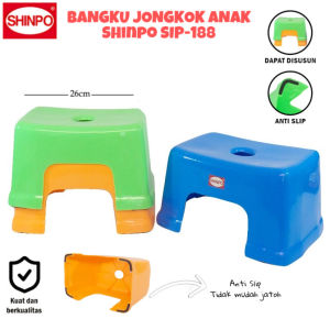 ( BISA COD ) PROMO BANGKU KURSI JONGKOK SOLINDO STOOL ANAK 25 CM SHINPO SIP-188 WARNA / TEMPAT DUDUK ANTI SLIP / TEMPAT DUDUK ANAK DEWASA / BANGKU ANTI SLIP / BANGKU PLASTIK SERBAGUNA / BANGKU MULTIWARNA / BANGKU KECIL - Lazada