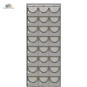 Hat Organizer Racks for Baseball Caps Visible Hat Holder with 3 Hooks Baseball Hat Rack 24 Deep Pockets for Wall Door[Winnereco Lifestyle]