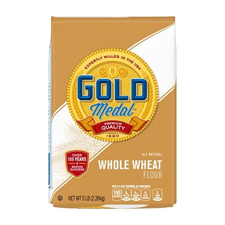 Gold Medal Whole Wheat Flour แป้งสาลี โกลด์ เมดัล โฮลด์ วีท 2.26kg ...