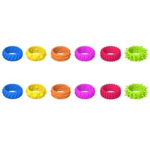 Sensory Activity Rings Colorful Fidgets Calm Down Toy for Children Cute Toy Creative Rings Meditation Gadget