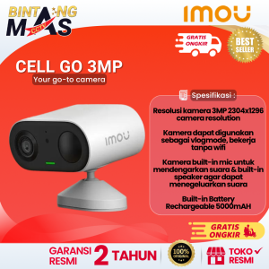 IMOU CELL GO V2 IPC-B32P 3MP QHD H265 WIFI 5000 MAH BATTERY CAMERA