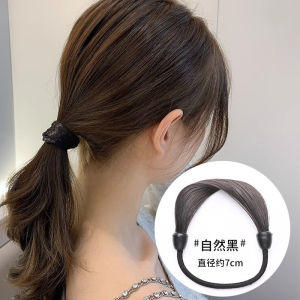 Fluffy Circle Ball Wig with Natural Straight Hair – Human-Like Finish