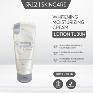 SR12 Whitening Moisturizing Cream Membantu Mencerahkan Kulit Hand Body Pemutih Badan  Aman BPOM S106