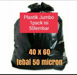 ( BISA COD PLASTIK JUMBO ISI 50 LEMBAR ) ( TERMURAH ) PLASTIK HD TANPA PLONG 40 X 60 CM / PLASTIK PACKING ONLINE / PLASTIK PACKING JUMBO / PLASTIK SAMPAH / PLASTIK HITAM JUMBO /PLASTIK PACKING MURAH / KANTONG PLSTIK JUMBO