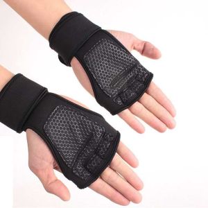Srung Tangan Gym / Fingerless Gloves / Swrist Sprain Prevention Gloves / Untuk Daily Fitness