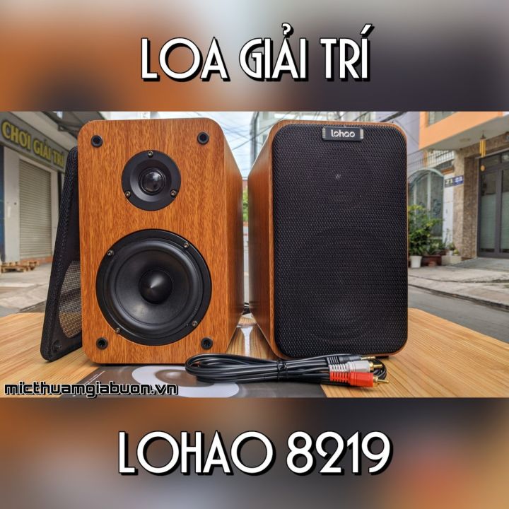 Loa Vi Tính Kiểm Âm Cao Cấp Lohao 8219 - Vỏ Gỗ Sang Trọng, 2 Bass 2