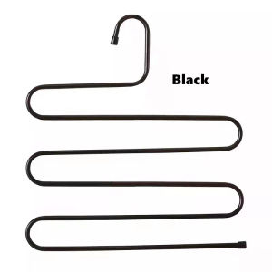 5 layers S-Shape MultiFunctional Clothes Hangers Pants Storage Hangers Cloth Rack Multilayer Storage Cloth Pants Hanger