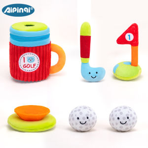 aipinqi Bộ đồ chơi golf cho bé mẫu mới đồ chơi tương tác cha mẹ - con đồ chơi vận động cầm nắm cho bé giáo cụ.