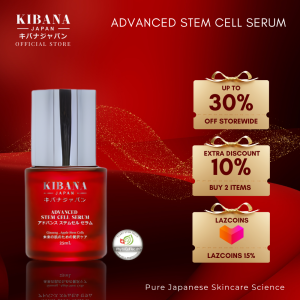 Kibana Japan Advanced Stem Cell Serum (25ml) with 5 Rare Plant Stem Cell Extracts