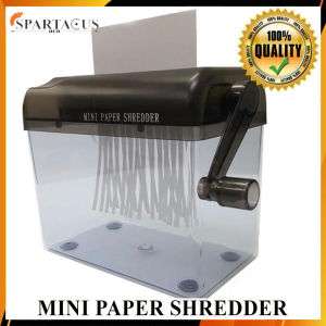 Mini Hand Shredder Portable Mechanic Paper Quilling Fringer Tools Straight WST123 (Black)