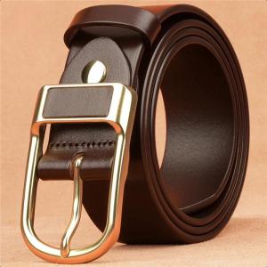 Leather Belt for Men Garison Belt Mens Original Business Casual Belt
