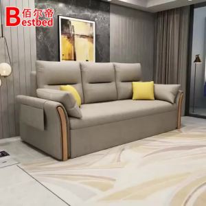 Sofa Bed Foldable Multifunctional Fabric Sofa Bed Living Room Folding Lazy Sofa