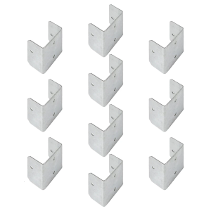 Windproof Fence Panel Clip multiple Sized Galvanized Steel Fasteners Not Rust Secure Installation 10pcs for All Panel