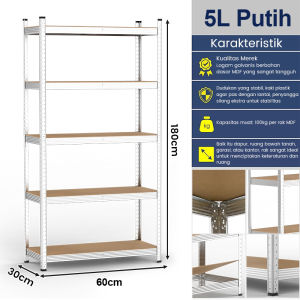 Rak Besi Susun Rak Susun Serbaguna Rak Dapur Rak Gudang Rak Aquarium Rak Besi Susun 5 Tingkat