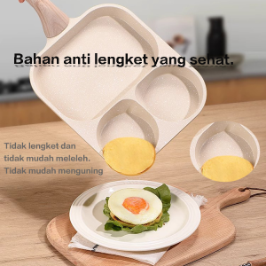 Wajan 3 in 1 / wajan sarapan / wajan dadar / wajan burger / wajan steak