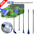 5 In 1 Aquarium Cleaning Tools Kit Fish Net Tank Gravel Rake Algae Scraper Fork Sponge Brush Glass Aquatic Cleaning Tools Glass Fish Tank Aquarium Glass Brush Cleaning Tool Fishnet Cleaner Kit. 