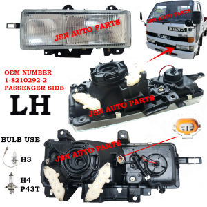 J111S04 HEAD LAMP ISUZU ELF NKR NHR NPR IMPORT MODEL LORRY LAMPU BESAR