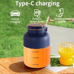 SG seller*Portable electric juicer/sports juice cup /electric juice cup/Fully charged it can produce 8 cups电动榨汁机