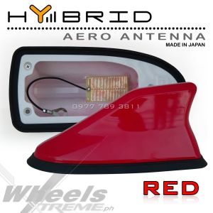 UNIVERSAL SHARKS FIN ANTENNA FOR ALL CAR WATER PROOF AM/FM with DOUBLE SIDED TAPE MADE IN JAPAN