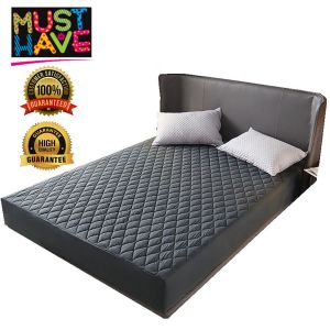 WaterProof  Hypo Allergenic  Quilted Mattress  Protector Quilted Mattress protector Pad. The quilted pad not only increases your level of sleeping comfort but it also adds an important layer of protections