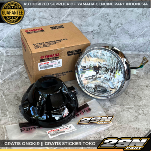 Reflektor Lampu Depan Bulat Rx King Scorpio New Original 5BP-H4310-30