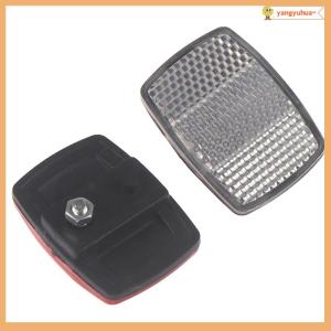 yangyuhua Đèn hậu phản quang bằng nhựa cho xe đạp đèn hậu cảnh báo trước và sau