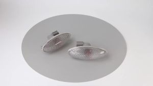 Side Turn Signal Lamp Fender Light Fit For  Yaris 2006-2011 RAV4 2006-2009 Auris 2007-2010 Corolla 2007-2010 Side Marker Light 81730-02090 Amber 1Pair