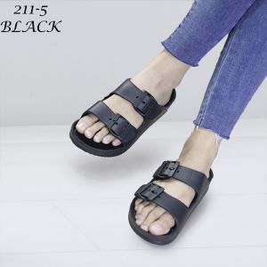Sandal Wanita Karet Lembut  Import    W211-5  Sandal Import  Wanita Kasual  Karet Sandal Kekinian Import
