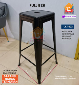 Kursi Tolix Kursi Cafe Kursi Bar Kursi Makan Resto Tinggi CKT 003