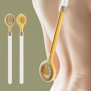 PUDE ic Acupressure Extendable Back Scratcher Handheld Portable Scalable Scratch  Double-sided Point Massage Stick Back Scratch Relief