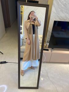 Cardigan Fashion Casual Style / Bolero Scuba Kombinasi Panjang Polos 106# Jessiecollection