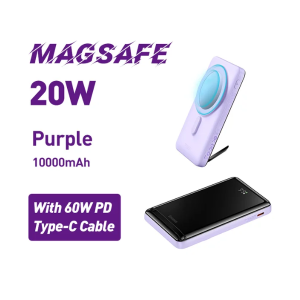 BASEUS WIRELESS POWER BANK MAGNETIC MAGSAFE 20W FAST CHARGING 10000MAH
