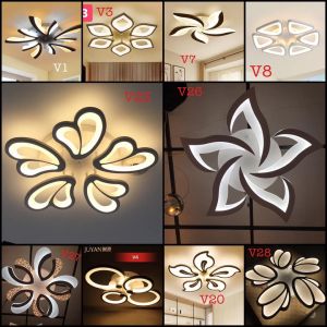 Đèn Ốp Trần Đèn Trần Trang Trí Phòng Khách Phòng Ngủ Trần Thạch Cao 3 Chế Độ Sáng Có Kèm Điều Khiển Từ Xa