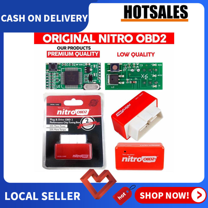 [100 Original] Nitro OBD2 For Diesel Cars Chip Performance Tuning Plug
