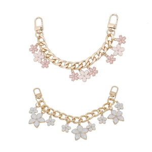 Thời trang dây đeo ví tiền dây đeo thay thế với charm hình hoa cho túi xách ví Túi đeo chéo túi thời trang trang trí