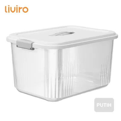 Liviro Container Box Jumbo Kotak Keranjang Tempat Penyimpanan Serbaguna