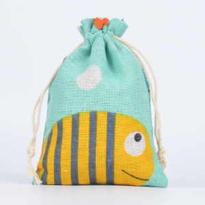 LZD  Gift Jewelry Cotton Packaging Bag Chinese Herbal Medicine Sachet Perfume Bag Herb Bag Cotton and Linen Sack Drawstring Dragon Boat Festival Sachet Sachet Bag