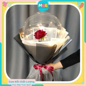 Trang Trí Sinh Nhật Set Bong Bóng Galaxy Hoa Hồng Đèn LED Tặng Người Yêu Quà 8/3 20/10 Valentine Sinh Nhật Tiệc Tùng